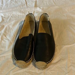 Soludo flats black leather